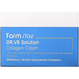Крем для обличчя FarmStay DR.V8 Solution Collagen Cream 50 мл - мініатюра 4