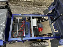 Вантажний електроскутер-самоскид триколісний CROSSER Cargo 13"  (1500W 60V, 45Ah) Синій - мініатюра 8