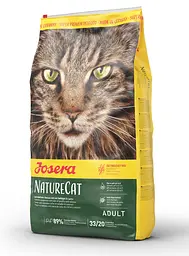 Сухий беззерновий корм для дорослих кішок Josera Nature Cat з домашнім птахом та лососем 10 кг
