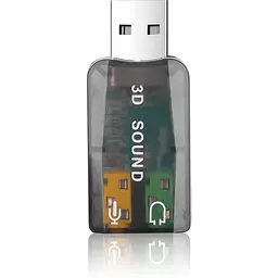 Звукова карта 5.1 USB QTS-005 Black (16159) - мініатюра 2