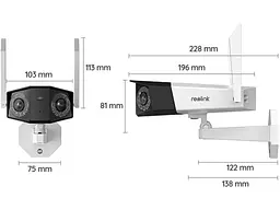 IP-камера відеоспостереження Reolink Duo Series W730 - мініатюра 5