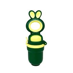 Ніблер для прикорму немовлят Mega Zayka MGZ-0011(Green) з поршнем