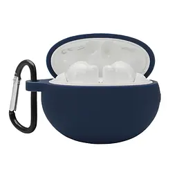 Силіконовий чохол для навушників HUAWEI FreeBuds 5i/6i, Hang Case, синій, ультратонкий захисний кейс товщиною 2 мм, захист від подряпин, пилу та ударів, компактний, з карабіном для кріплення, ArmorStandart (ARM79928)