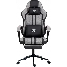Геймерське крісло GT Racer X-2337 Fabric Gray - мініатюра 1