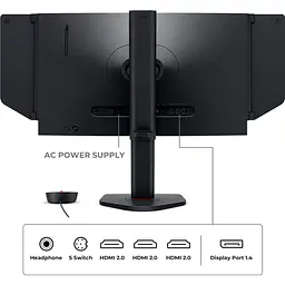Монітор Zowie 24.1" XL2566X+ Dark Grey [9H.LMRLB.QBE] [131048] - мініатюра 9