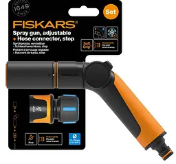 Пістолет-розпилювач регульований + конектор для шланга Fiskars (1065493) - мініатюра 2