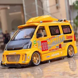 Колекційна металева модель автомобіля АвтоЕксперт Wuling Van з інерцією, світлом та звуком 1:24 - мініатюра 2