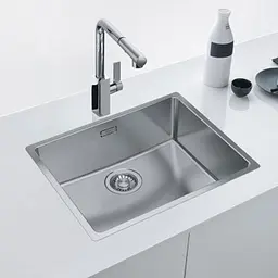 Franke Кухонная мийка Maris MRX 210-40/127.0598.745/нержав.сталь полірована/квадратна/440х440х180/врівень зі стільницею SlimTop - мініатюра 2