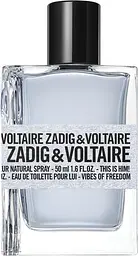 Оригінал Zadig & Voltaire This Is Him! Vibes Of Freedom 50 мл Туалетна вода
