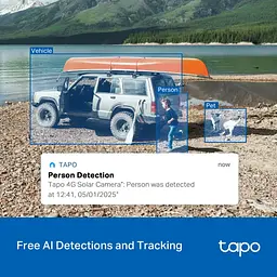 Комплект камери TP-Link спостереження 4G LTE з функцією панорамування/нахилу з живленням від сонячної панелі TAPO C615G KIT 2K QHD - мініатюра 8