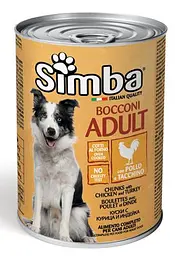 Консерва для собак Simba індичка та курка 415 гр