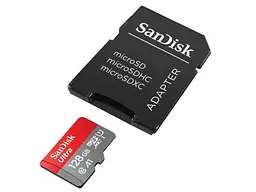 Карта пам'яті SanDisk Ultra microSDXC UHS-I U1 A1 Class 10 128 GB (SDSQUAB-128G-GN6MA) - мініатюра 2