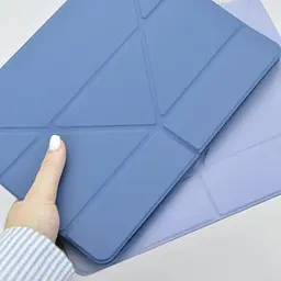 Чохол Smart Case Clear+stylus для Apple iPad 10/11 Generation 2022/2025 10.9 рожевий - мініатюра 4