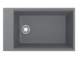 Кухонна мийка Miraggio LAGOON 760 gray (0002086) Граніт, Під стільницю/Врізна, Сірий