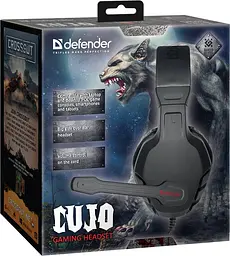Гарнітура Defender Cujo 3.5 мм Black-Red - мініатюра 6