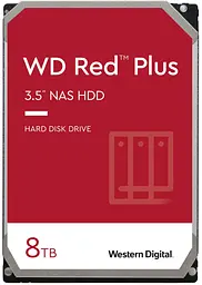 Жорсткий диск 8TB 3.5 5640 256MB SATA Red Plus NAS WD teh0013501