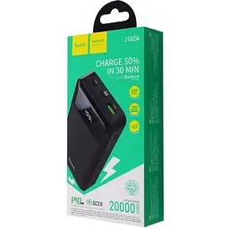 Акумулятор портативний Hoco J102A Cool figure 20W 20000mAh білий 6931474783639 - мініатюра 3