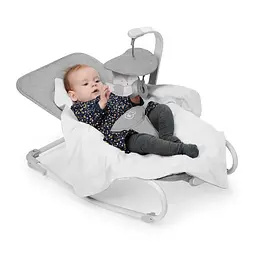 Шезлонг-гойдалка Kinderkraft Felio 2 Stone Grey (KBFELI20GRY0000) - мініатюра 4