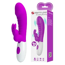 Вібратор Pretty Love Naughty Bunny, рожевий PRETTY LOVE BW-500071 103505