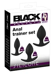 Набір анальних пробок Black Velvets Orion