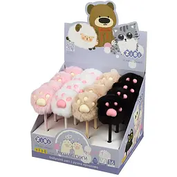 Ручка кулькова ZiBi Fluffy Paw 0.7 мм синя (ZB.2020)