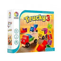 Настільна гра Smart Вантажівки 3 (Trucky 3) + QR-код на укр. правила (SG035)