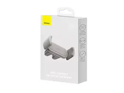 Автомобільний тримач BASEUS Steel Cannon 2 Air Outlet Car Mount Creamy/White (SUGP000002) - мініатюра 4