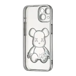 Чохол Shining Bear Case Protected Camera iPhone 15 Silver - мініатюра 3
