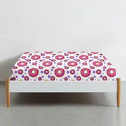Простирадло Cosas на резинці 90х200 sweet donut, фіолетовий (SweetDonut_90x200x20) - мініатюра 2