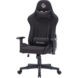 Геймерське крісло GamePro GC700FB RGB Size L Fabric Black [126423] - мініатюра 3