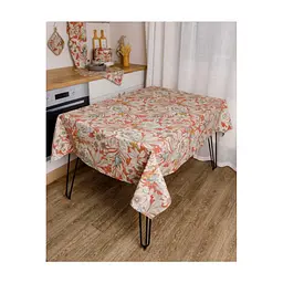 Скатерть Прованс Птичка на терракоте 120х133 см (034759)