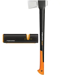 Сокира-колун Fiskars X25 XL, 72,5 см, 2,4 кг + Точилка Fiskars XSharp (1060003)
