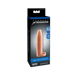 Насадка на пеніс Pipedream Fantasy X-tensions Real Feel Enhancer 14 см тілесний - мініатюра 3