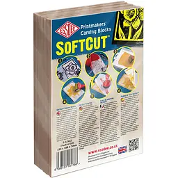 Набір блоків для гравюри Essdee Softcut Carving Blocks 3.0/SC2 150х100х3 мм 10 шт. 