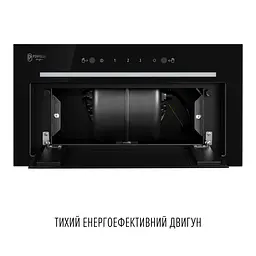 Витяжка повновбудована PERFELLI DESIGN FILINI 5 NW NERO SILENZIO - мініатюра 4