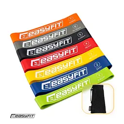 Резинки для фітнесу EasyFit набір з 7 штук (EF-1814)