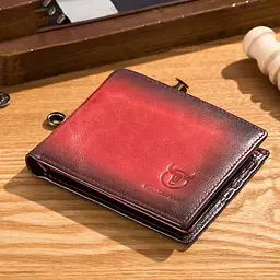 Чоловічий шкіряний гаманець BULL 12х10х1.5 см acs0029247 - мініатюра 7