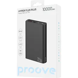 Зовнішній акумулятор Proove Hyper Flux Plus 10000mAh 22.5W Black (PBF122120001) [136794] - мініатюра 2