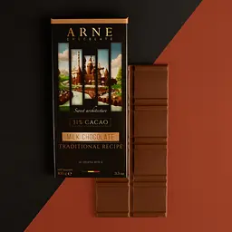 Шоколад молочний Arne 31% 100 г - мініатюра 2
