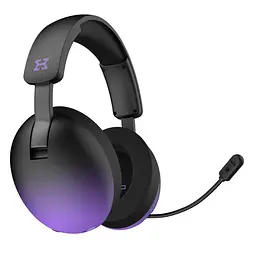 Ігрові навушники бездротові з мікрофоном HATOR HH-30-BV PRO Hellyberry Wireless Black-Violet gradient - мініатюра 2