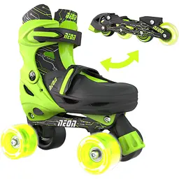 Роликові ковзани Neon Combo розмір 30-33 салатові (NT09G4) - мініатюра 2