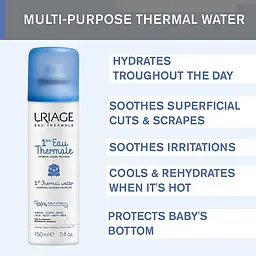 Термальна вода Uriage Bebe 1st Thermal Water для ніжної дитячої шкіри 150 мл - мініатюра 4
