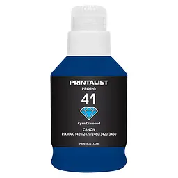 Чорнило PRINTALIST GI-41 для Canon Pixma G2420/3420 190г Cyan водорозчинне (PL41C)