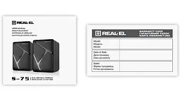 Акустична система Real-EL 2.0 S-75 Black (EL121100015) - мініатюра 5