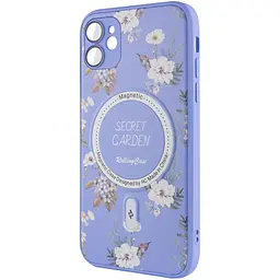 Чохол Epik TPU+PC Secret Garden with MagSafe для Apple iPhone 12 6.1 Lilac - мініатюра 3