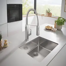 Кухонна мийка Grohe Sink K700U 31574SD1, Нержавіюча сталь - мініатюра 3