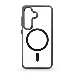 Чехол Samsung Galaxy S26 5G, Unit MagSafe, черный, прозрачный, магсейф, противоударный, магнитный, панель-накладка с поддержкой MagSafe, с поддержкой беспроводной зарядки, TPU+PC, защита всего корпуса, ударопрочный, ArmorStandart (ARM88800)