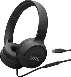 Навушники JBL Tune 520C USB-C чорні (JBLT520CBLK)