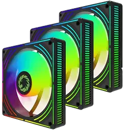 Вентилятор Gamemax RA300 3-Pack ARGB Black (RA300 BK)