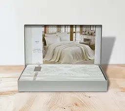 Покривало з наволочками Miray Cream 240 x 260 см Gardines pbe0051049 - мініатюра 5
